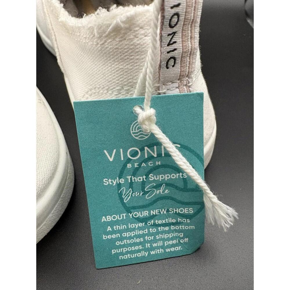 Vionic Pismo Women's Casual Beach Sneaker White, 6 Med NEW - Picture 5 of 9